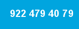 922 479 40 79